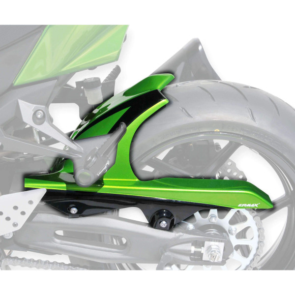 Ermax Ermax hugger | metallic black/metallic green (metallic lime green/met spark black) | kawasaki z 750 r 2011>2012
